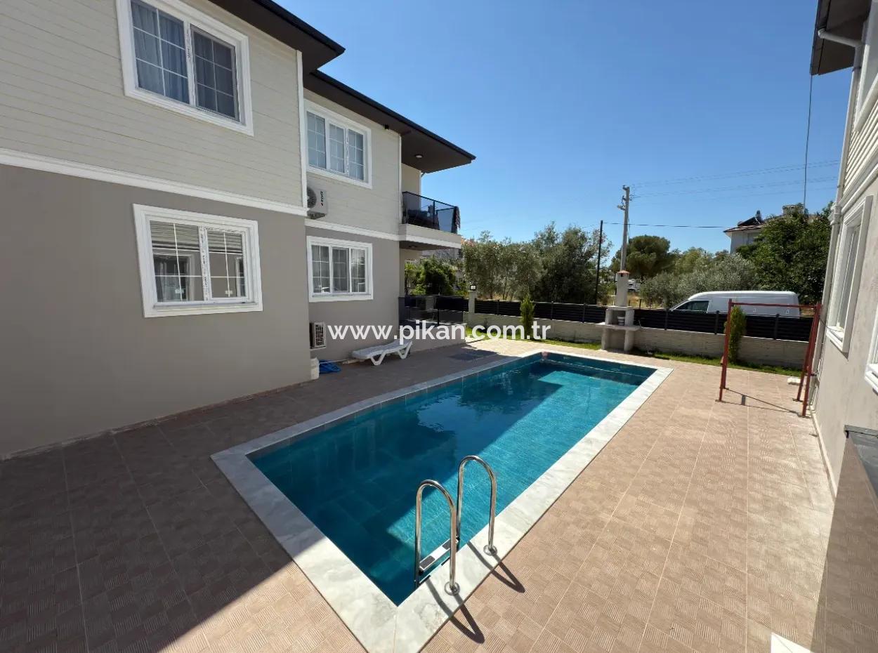 1 1 Apartment With Pool For Sale In Ortaca Cumhuriyet