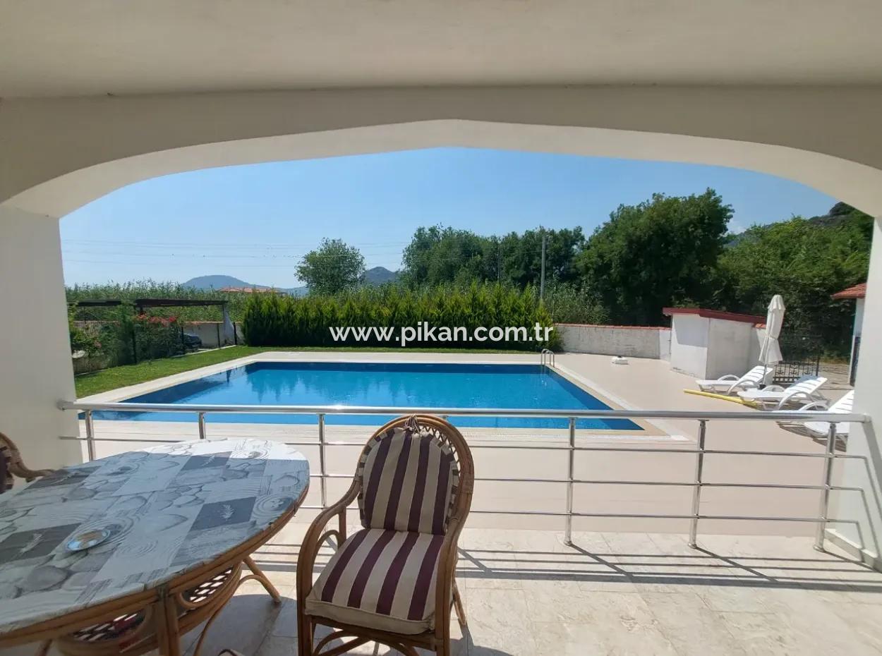 Luxury Triplex With Swimming Pool In 7 500 M2 Pomegranate Garden In Mugla Dalyan