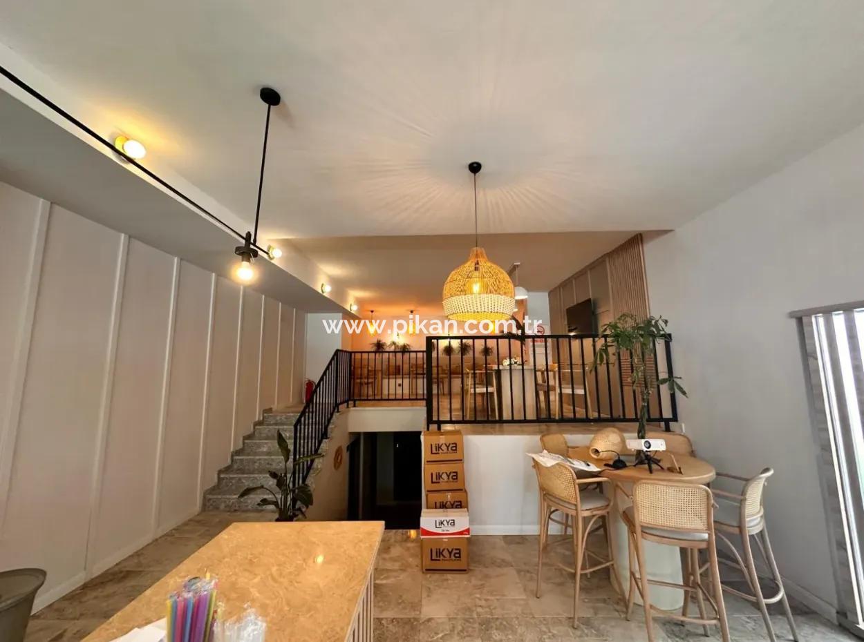 Luxury Cafe For Rent On The Busiest Street Of Ortaca.