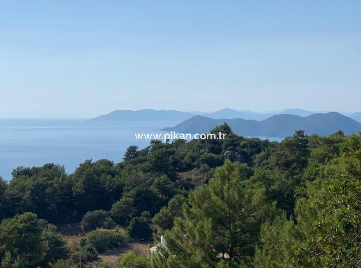 Tourism Zoned Land For Sale In Fethiye With Sea View Faralya