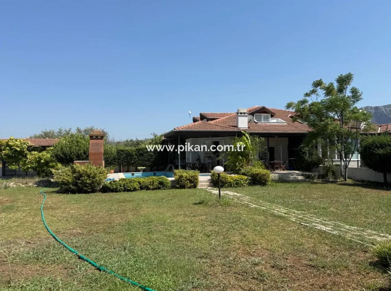 Ortaca, Dalyan 3 In 1, 100 M2 Villa With Swimming Pool On 4.500M2 Land