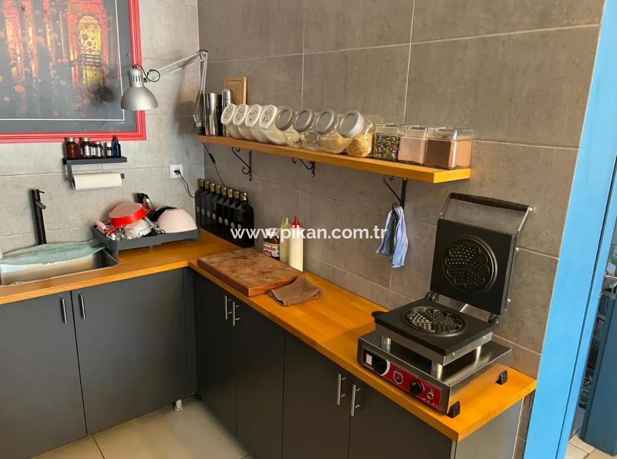 Workplace Cafe Close To The Lake In The Center Of Muğla Köyceğiz Is For Sale