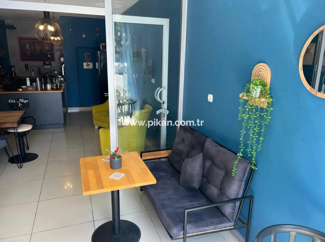 Workplace Cafe Close To The Lake In The Center Of Muğla Köyceğiz Is For Sale