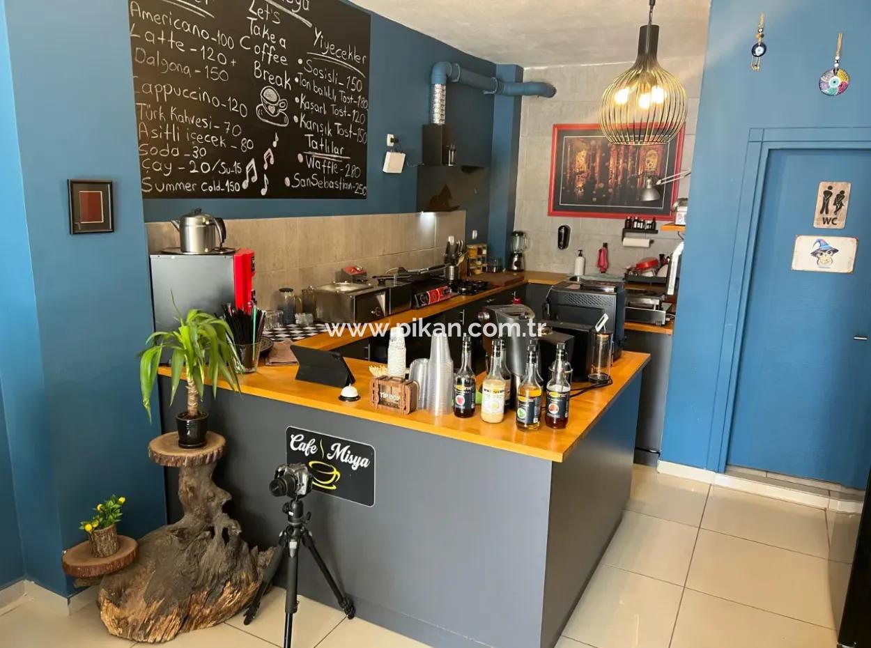 Workplace Cafe Close To The Lake In The Center Of Muğla Köyceğiz Is For Sale
