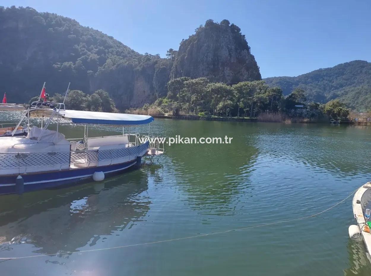 Muğla Dalyanda Canal Zero Detached Land With 5.000 M2 And 250 M2 Construction Rights For Sale