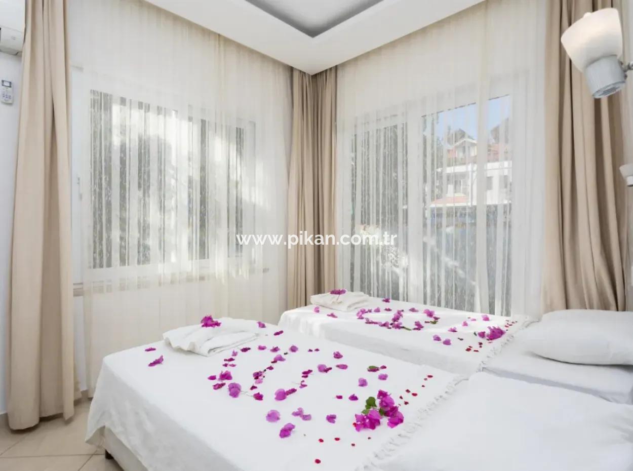 120 M2, 3 1 Furnished Villa With Swimming Pool In Muğla Dalyan 6 Months Rent