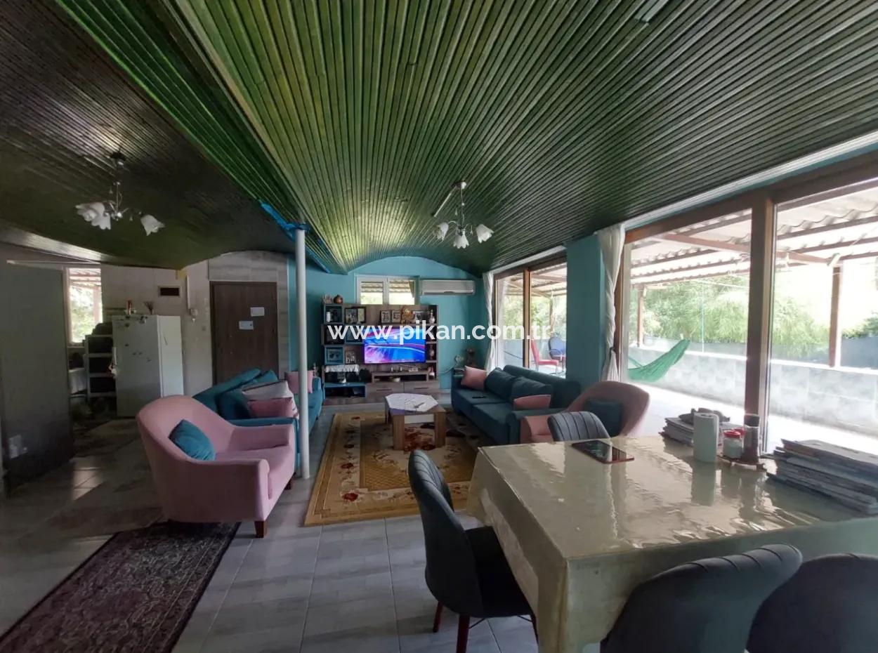 Detached House With Swimming Pool, Mountain And Nature View In Muğla Ortaca Okçular For Sale