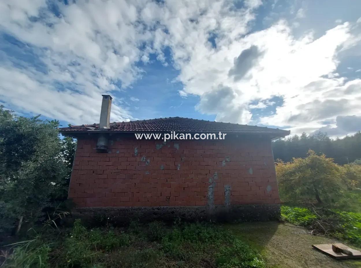 Muğla, Köyceğiz, Kavakarası 500 M2 Land 80 M2 2 1 Bargain Village House For Sale