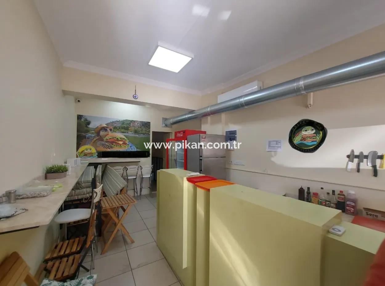 Door Customer Ready In Muğla Dalyan Center Fast Food For Rent
