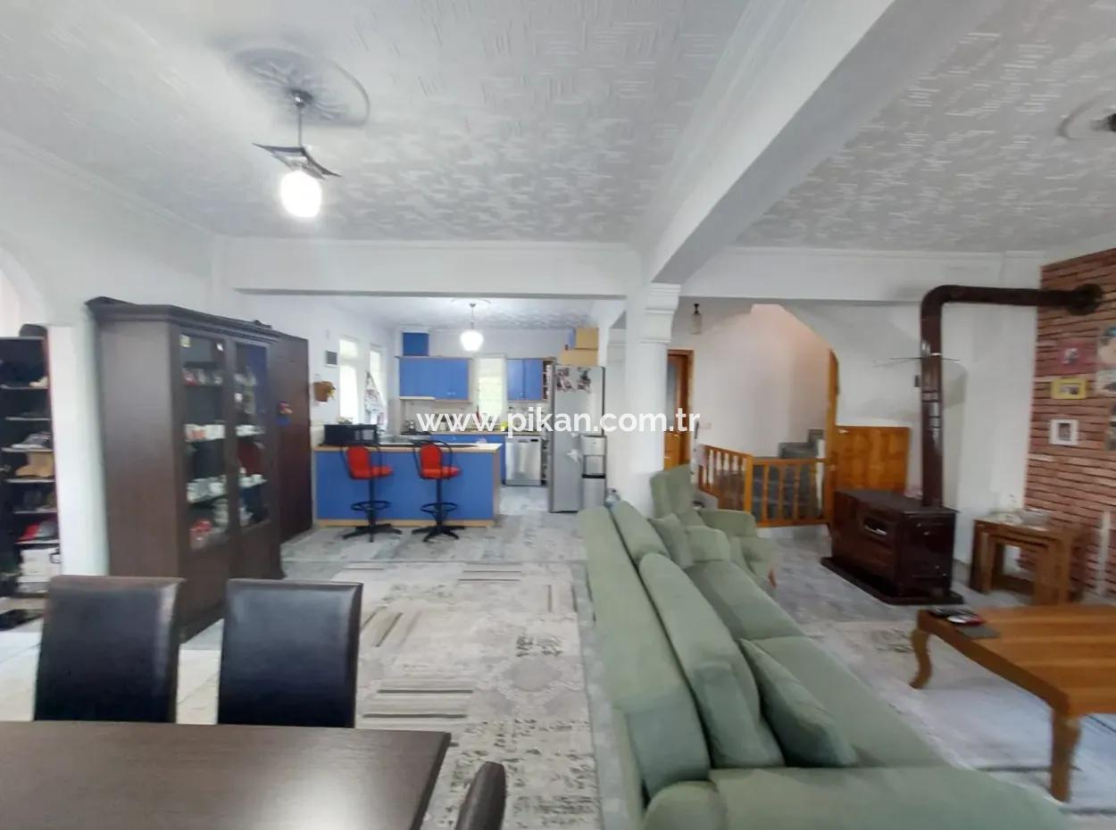 A House With 4 1 And 3 1 Swimming Pools On 645 M2 Land In Ortaca Kemaliye Is For Sale Or Exchange.