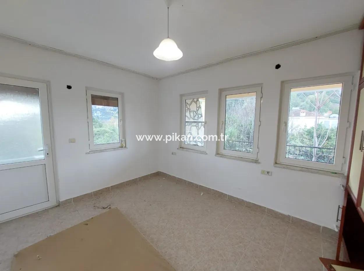 Ortaca Marmarlıda Garden 150 M2, 3 1 Upper Floor Unfurnished Flat For Rent