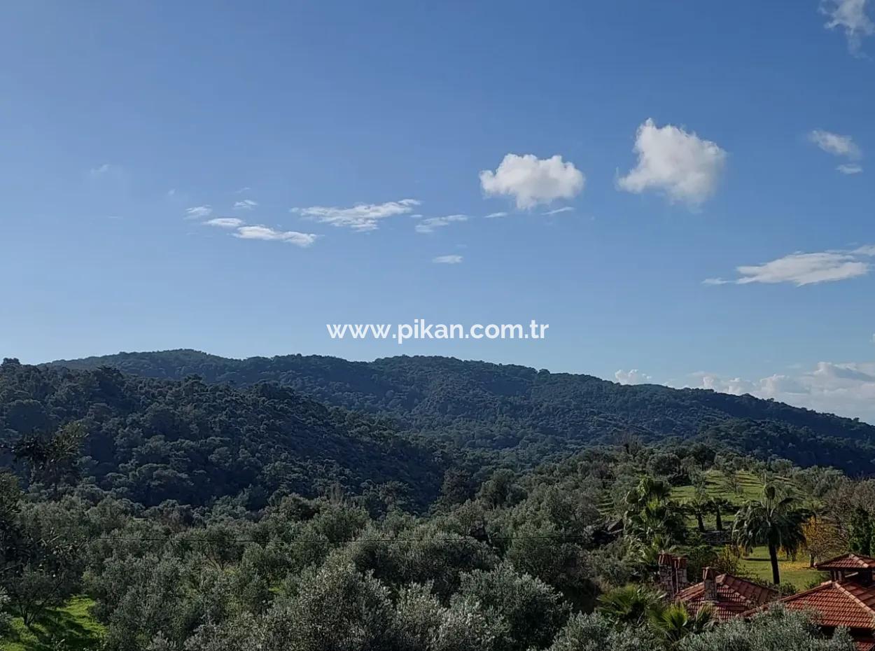 Ortaca Gökbel Detached 2 640 M2 Land With Sea View For Sale