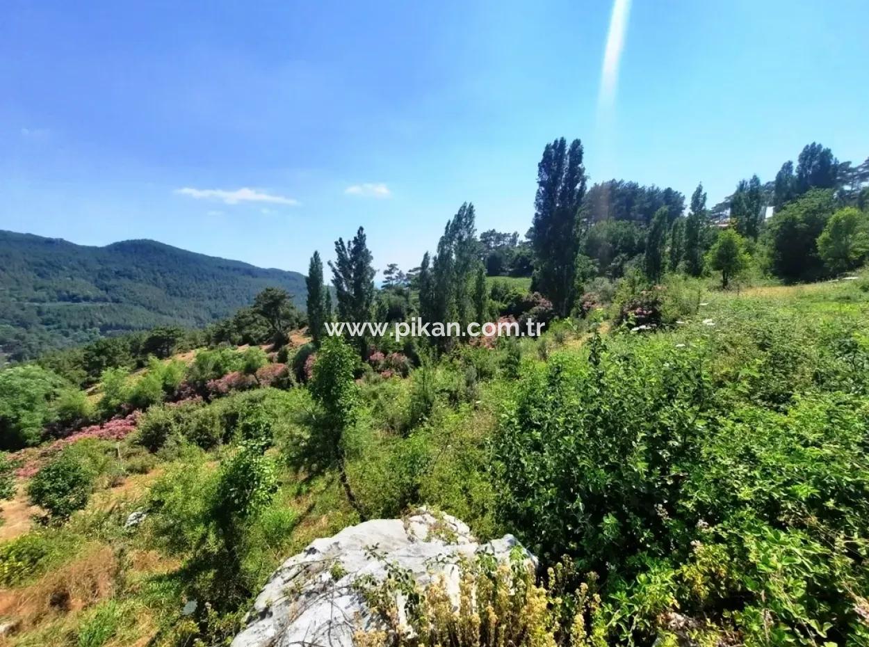 Köycegiz Yayla, Agla Village For Sale Detached Land Suitable For Investment With Lake View