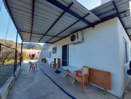 Ortaca Okçular 700M2 Land, 100 M2 2 1 Detached Unfurnished House For Rent