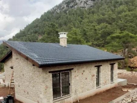 Zero Detached Stone House For Sale In Fethiye Grapes Redbelde