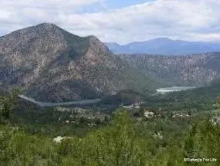 1.000 M2 Land In Nature With Dam View In Muğla Dalaman For Sale.