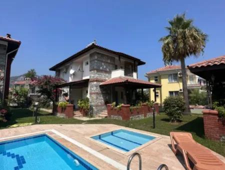 3 In 1 Independent Stone Villa In Dalyan In Mugla For Sale Or Swap With Field