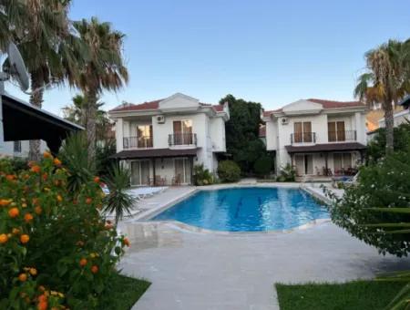 3 1 Detached Villas With Communal Pool In Muğla Ortaca Dalyan Center For Sale