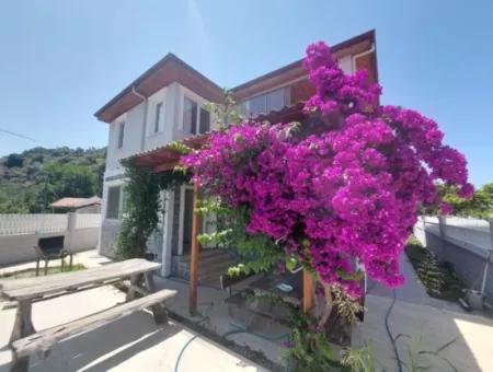 On A 500 M2 Detached Plot In Muğla Dalyan, 2 Furnished Apartments 220 M2 For Rent