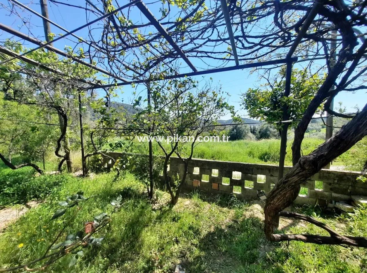 Ortaca Sarıgermede Satılık Deniz Manzaralı 600 M2 Arsa Ve Müstakil Ev