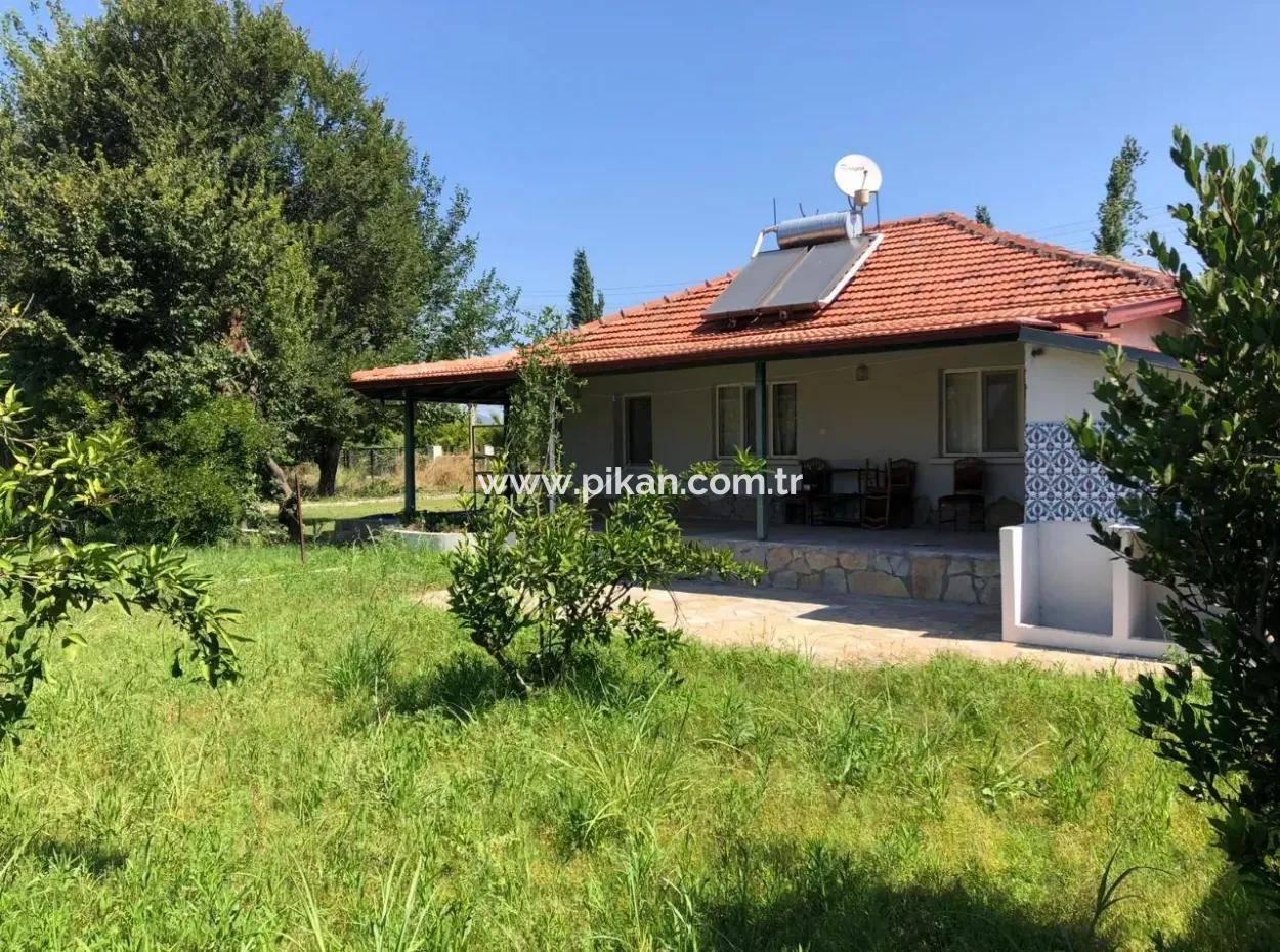 mugla dalyan da satilik mustakil ev 120 m2