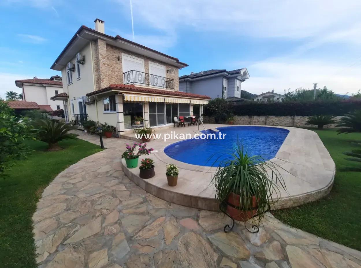 Mugla Dalyan Da Yüzme Havuzlu Lüx Müstakil  4+1 Villa Satılık