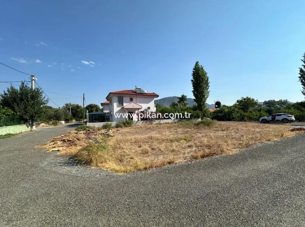 Dalyan Okçular Da  250 M2 İnşaat İzinli 504 M2 Köşe Parsel Arsa Satılık