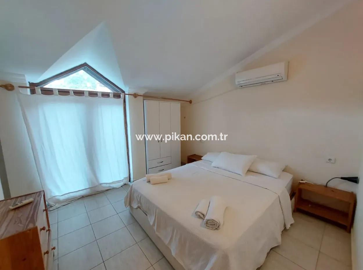 Muğla Dalyanda Kanala Sıfır Yüzme Havuzlu 2+1 Eşyalı Dublex Kiralık
