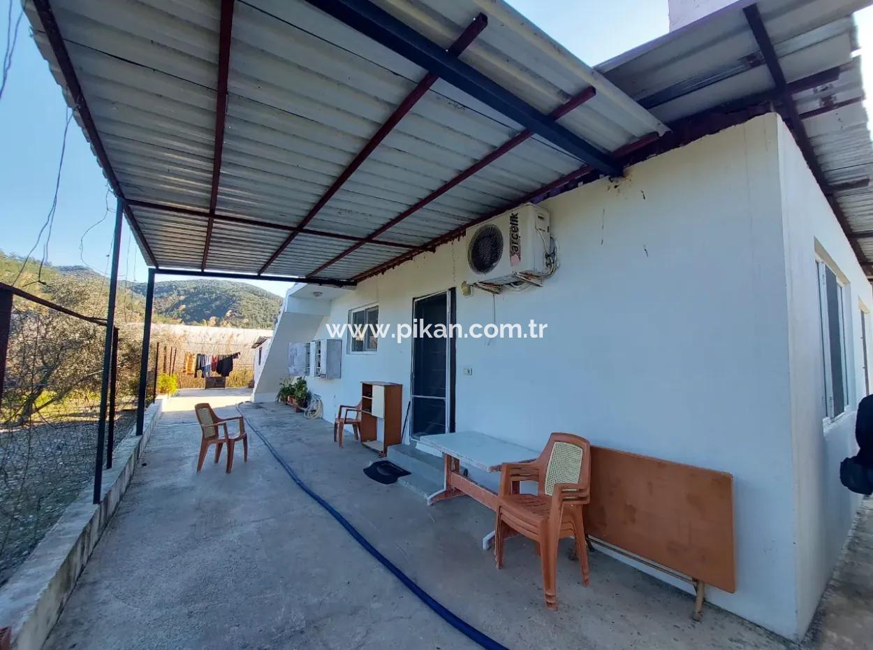 Ortaca Okçularda 700M2 Arazide, 100 M2 2+1 Müstakil Eşyasız Ev Kiralık