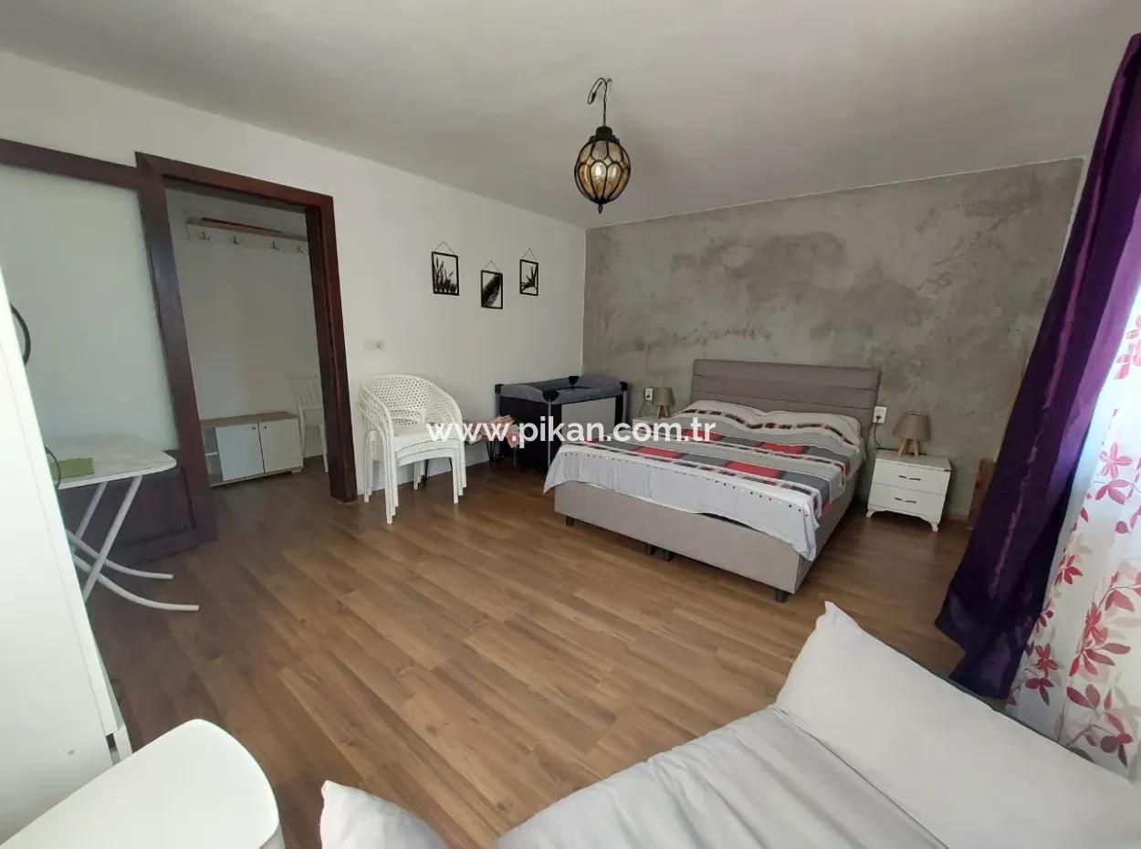 Ortaca Okçularda 400 M2 Arazide, 100 M2 2+1 Müstakil Eşyalı Yüzme Havuzlu Ev Kiralık