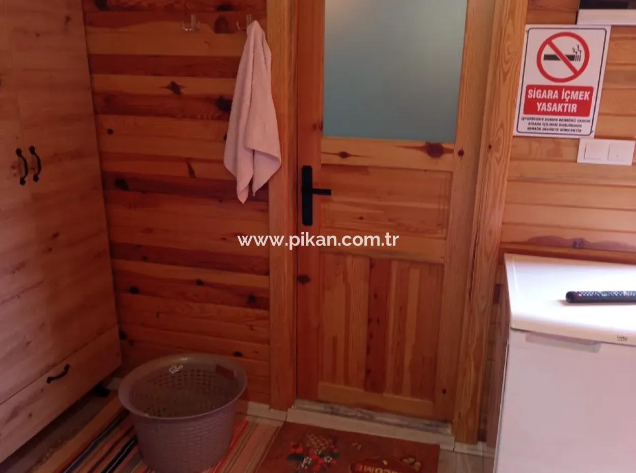 Muğla Ortaca Okçularda 1+1 Ahşap Bungalov Kiralık
