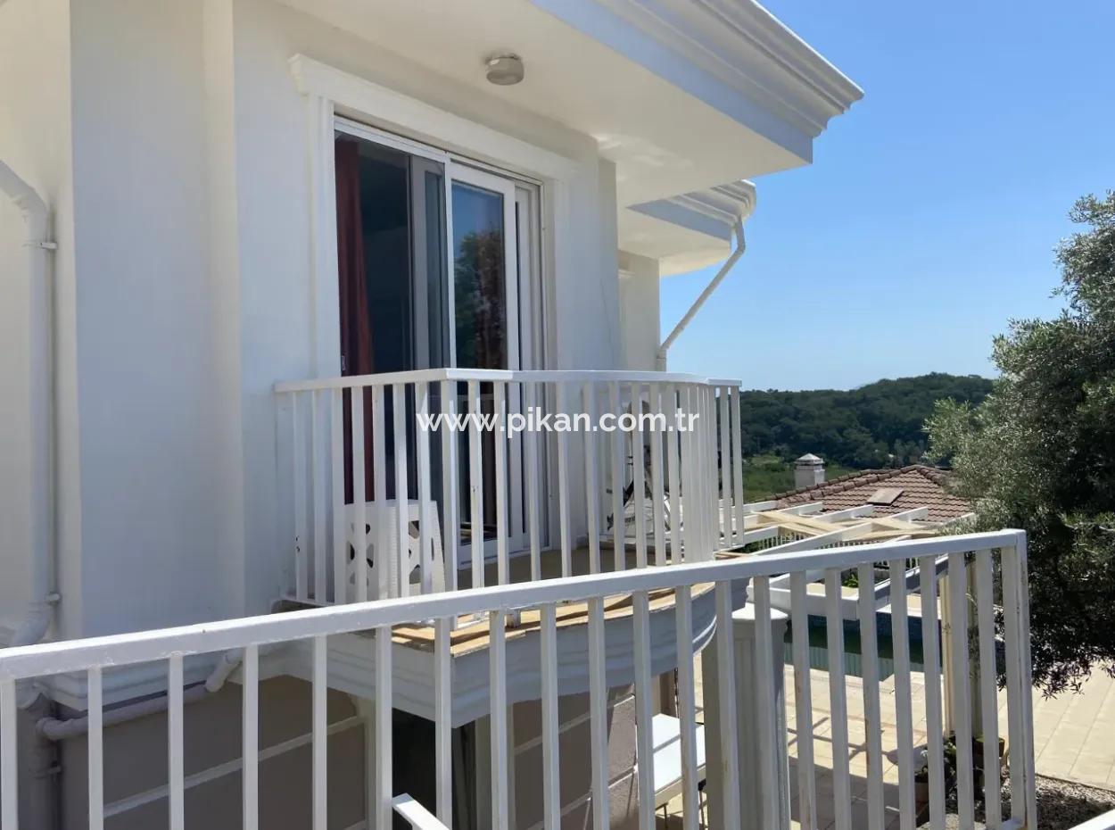 Mugla Sarıgermede 400 M2 Arsada Yüzme Havuzlu 3+1 Dubleks Satılık 