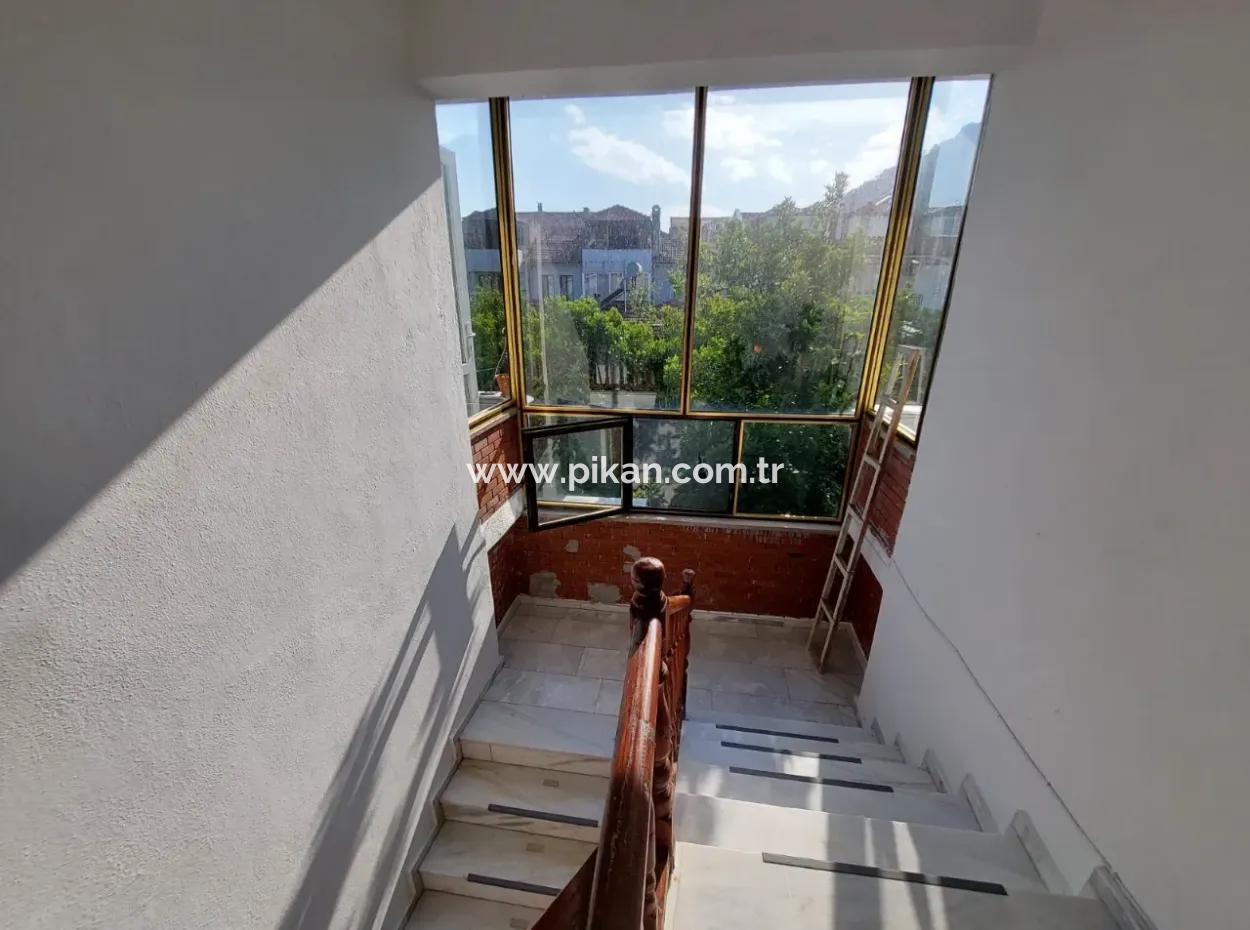 Muğla Ortaca Dalyanda 3+1, 120 M2 Bahçeli Daire Satılık.