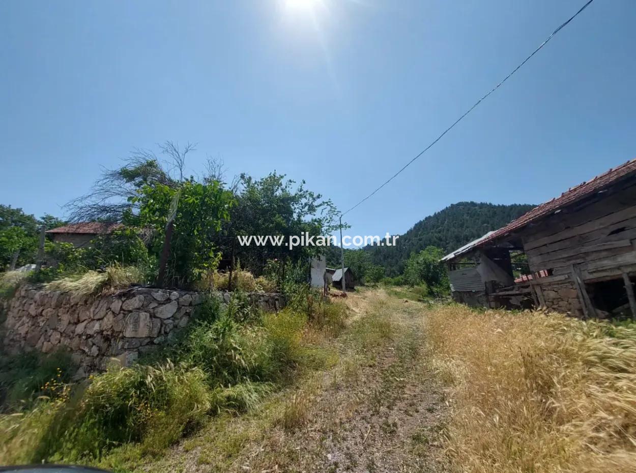 Çameli Kızılyakada 2500 M2 Müstakil Tapulu 2 Ev Ve Ahır, Depo Satılık