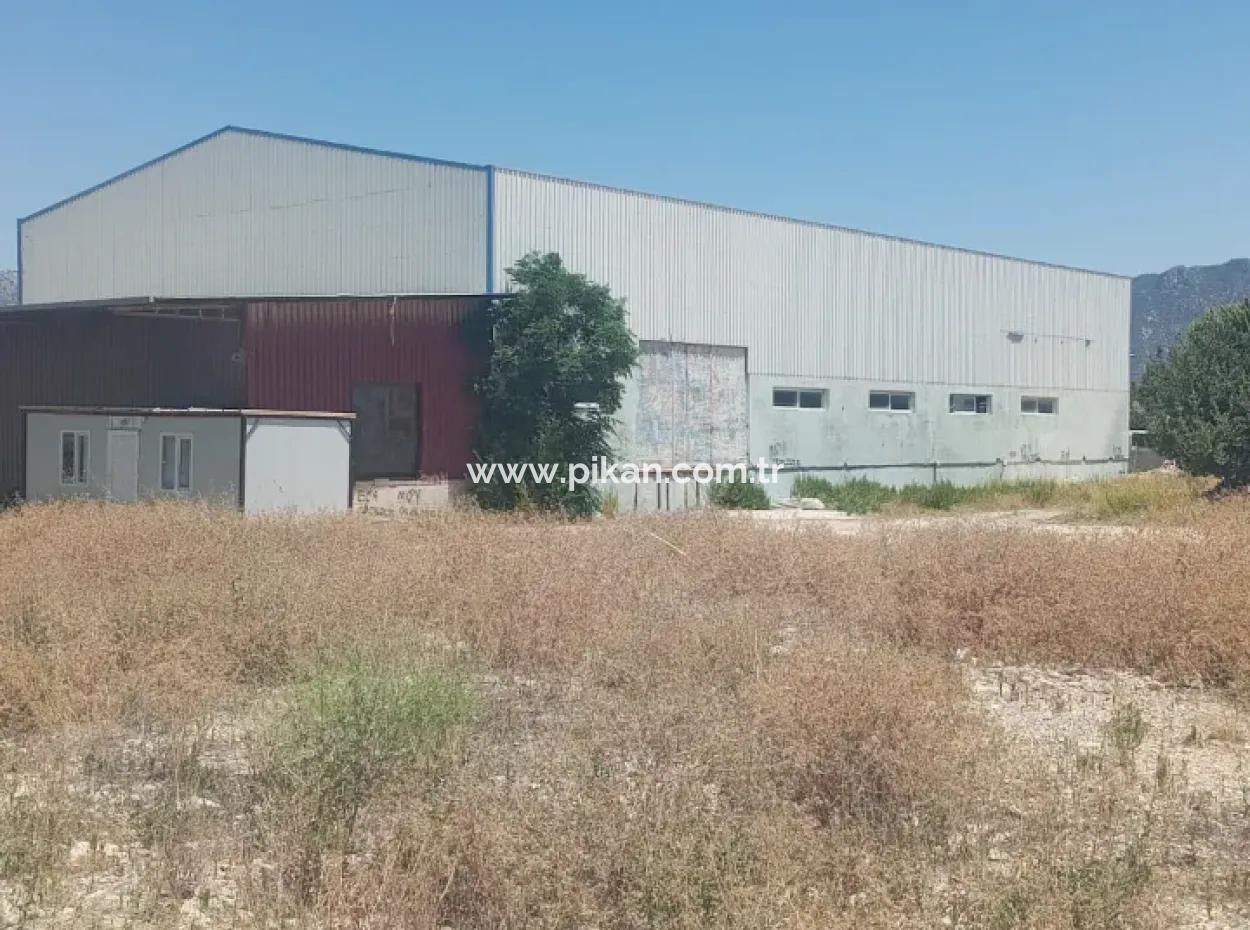 Antakya,  Defne, Subaşı  Da 1650 M2 Müstakil Arsada 1 270 Kapalı Alanı Olan Kelepir Fabrika Binası Satılık