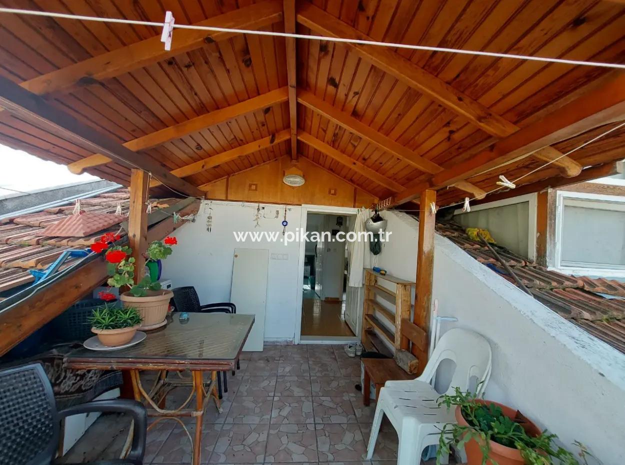 Muğla Dalyan Merkezde Eşyalı 2+1, 70M2,  Çatı Katı Daire Kiralık