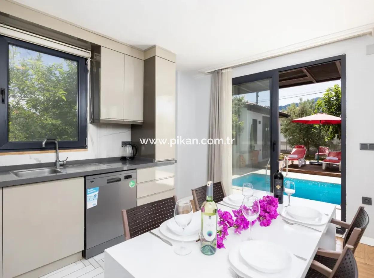 Dalyan Da Yüzme Havuzlu Eşyalı Lüks Villa 6 Aylık Kiralık