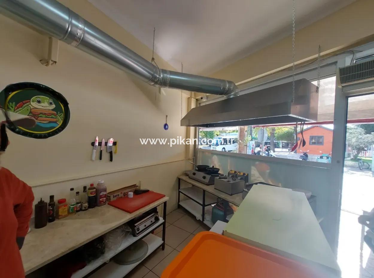 Mugla Dalyan  Merkezde Kapı Müşterisi Hazır Devren Kiralık  Fast Food