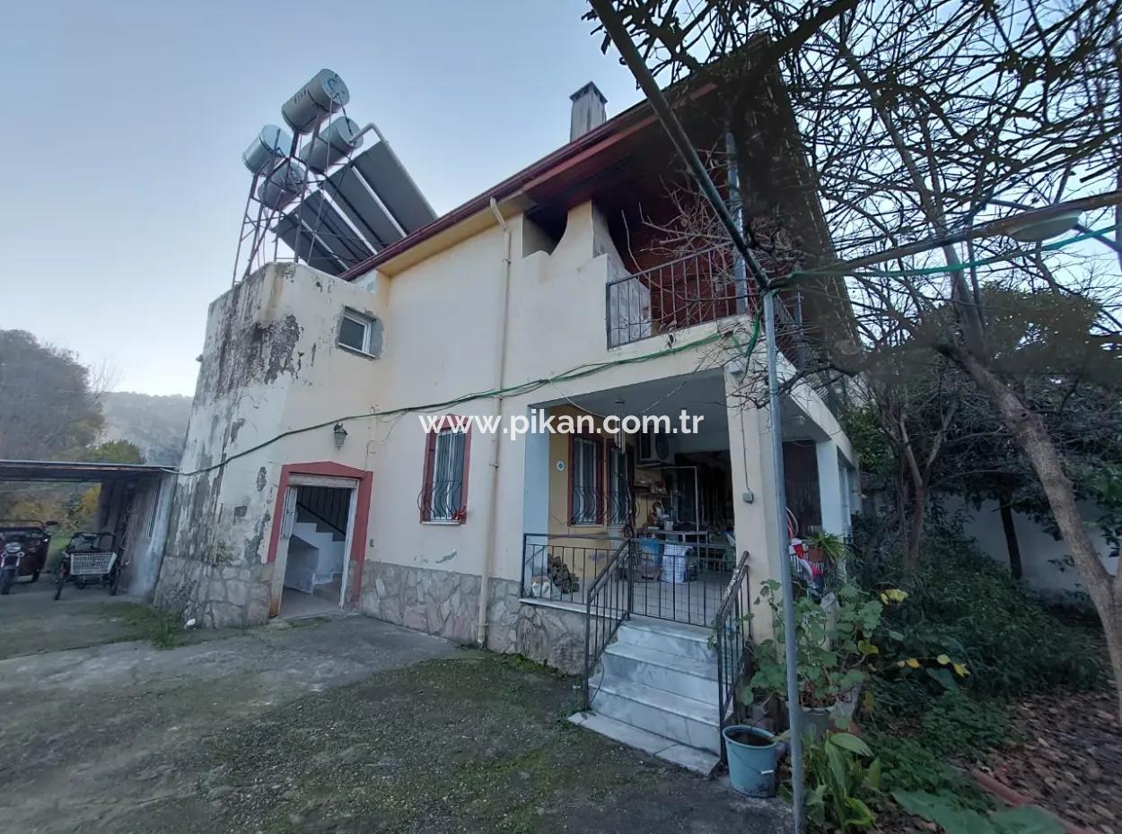 Ortaca Marmarlıda Bahçeli 150 M2, 3+1 Üst Kat Eşyasız Daire Kiralık