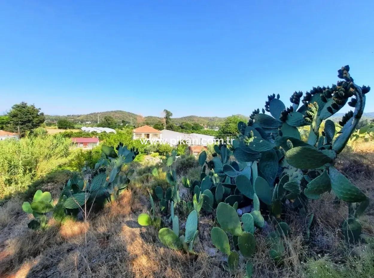 Fethiye Çiftlikköyde Satılık Deniz Manzaralı İmarlı Arsa