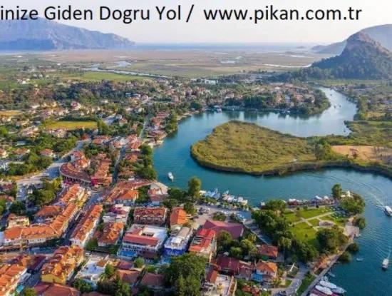 Muğla Dalyan’da %100 Ticari İmarlı 422 M² Köşe Başında, Caddeye Sıfır Arsa Satılık