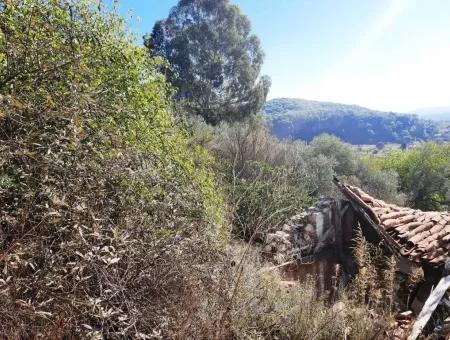 Ula Gökovada Satılık Deniz Ve Doğa Manzaralı Müstakil Köy Evi