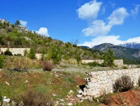 Fethiye Üzümlü Kızılbelde Satılık İmarlı Arsa