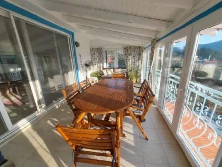 Muğla Dalyan Gökbel De 4+1 Deniz Manzaralı Müstakil Eşyalı Villa Satılık