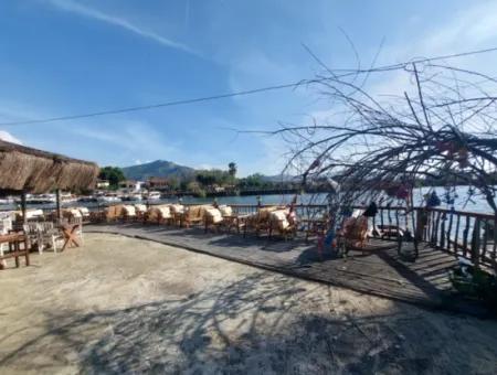 Köyceğiz Çandır Dalyan Kanalına Sıfır 865 M2 Ev Ve Restaurant  Satılık
