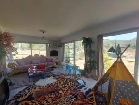 Köyceğiz Çandır’da 2+1 Eşyasız Geniş Müstakil Ev Yıllık Kiralık